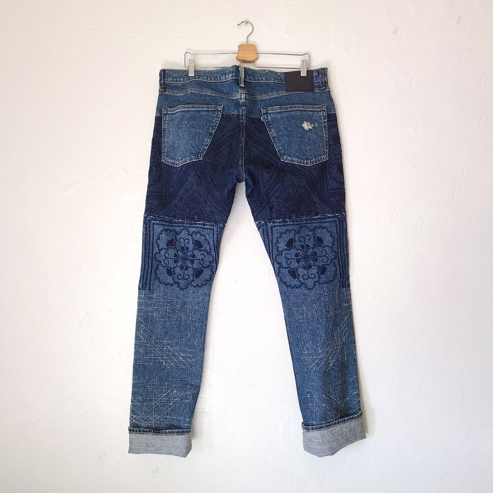 Levi's Made & Crafted 511 Slim Denim Jeans Made in Japan W38 Selvedge Boro - Picture 3 of 16